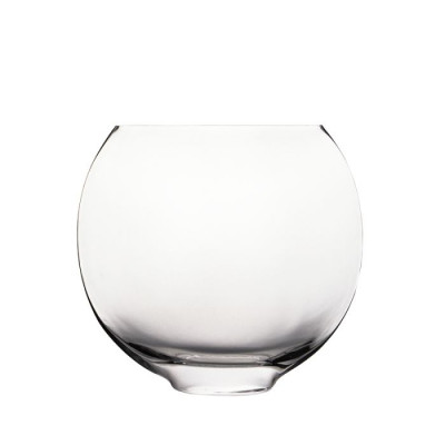 Glass Moon Shape Vase